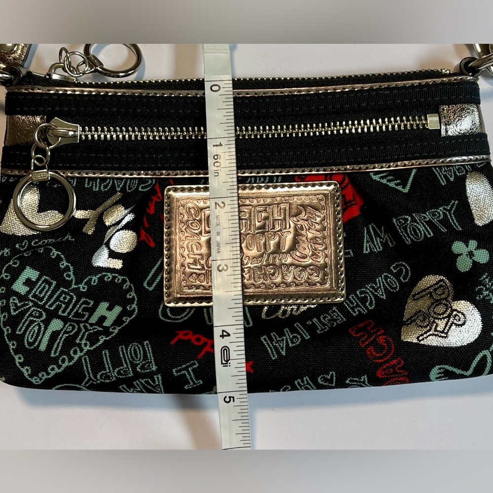 Y2K VINTAGE COACH POPPY wristlet 
EXCELLENT CONDITION - Picture 6 of 9
